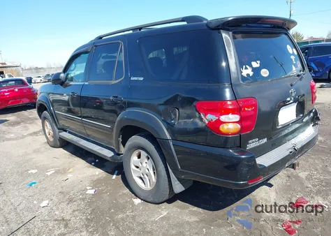 2002 Toyota Sequoia Limited V8 z USA, uszkodzony, nr VIN 5TDBT48A42S129220